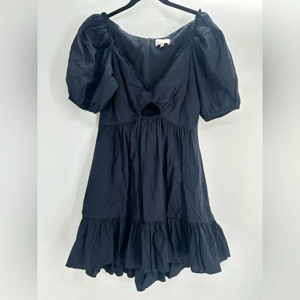Cinq A Sept Kayla Minidress Dark Navy Size 8 - Picture 6 of 13
